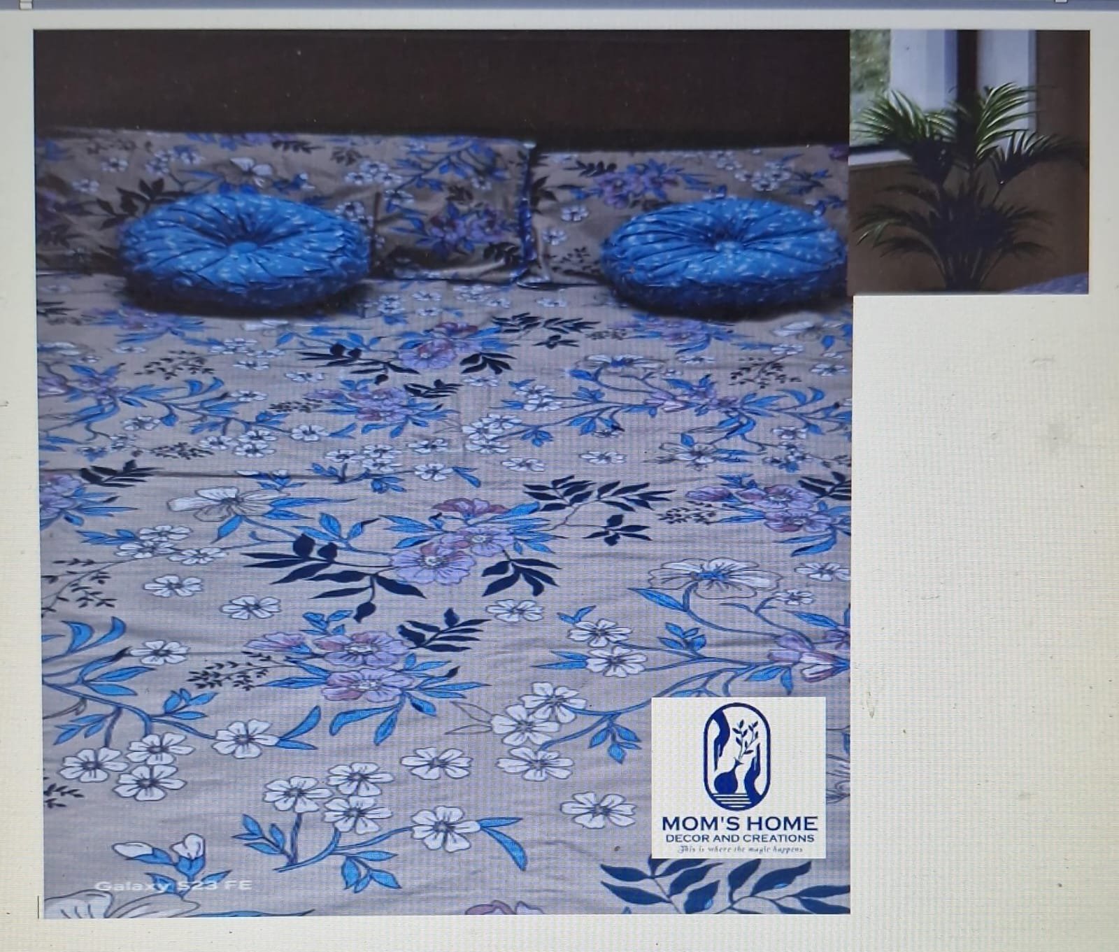 White leaf Bedsheet 7