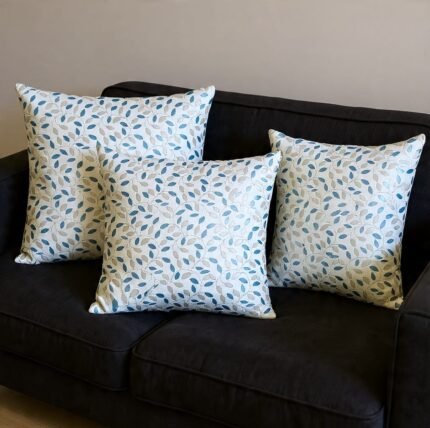 Premium Leaf-Pattern Cushion Covers.